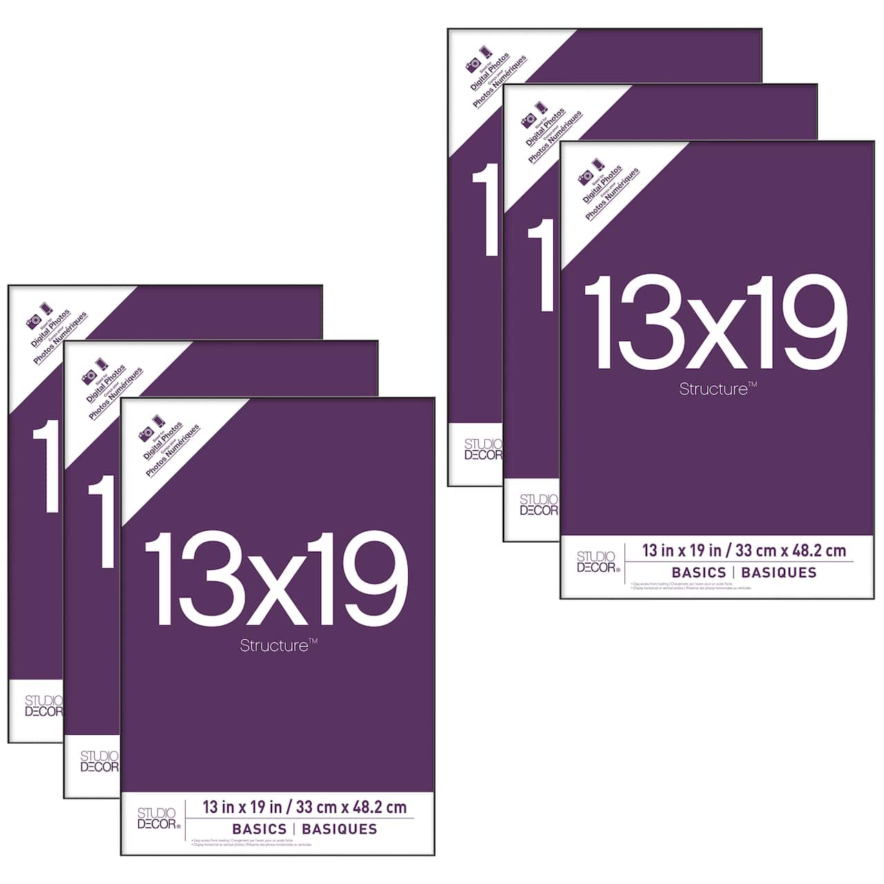 6 Pack: Black Frame, Basics by Studio Décor®